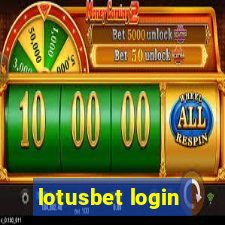 lotusbet login